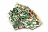 Malachite and Azurite on Ferroan Dolomite - Morocco #291838-1